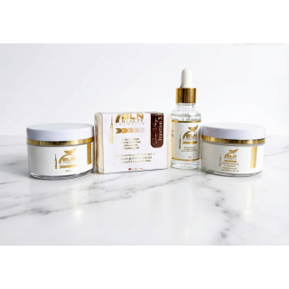 Kit Visage LUXURY INJECTION PLUS+ avec un savon qui prévient les imperfections