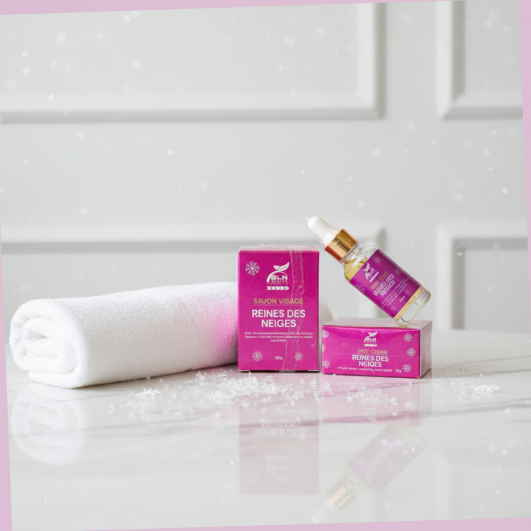 Kit Visage REINES DES NEIGES : Le Rituel Nocturne Ultra Blanchissant