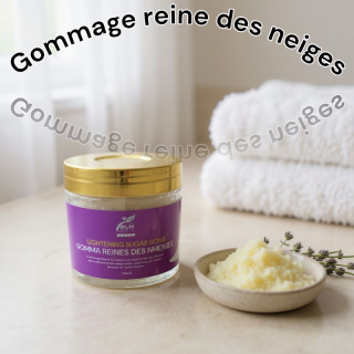 Gommage Reine des Neiges : Blanchissement Impeccable pour peaux Sensibles